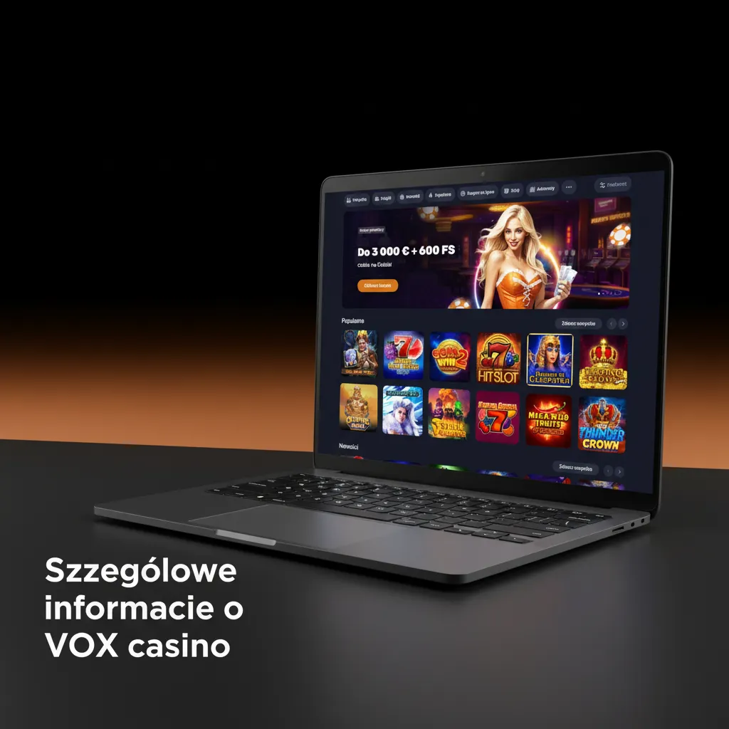 VOX – oferta zakładów i gier, aplikacja mobilna, nacisk na bezpieczeństwo (2FA, TLS), lokalne płatności i wsparcie PL