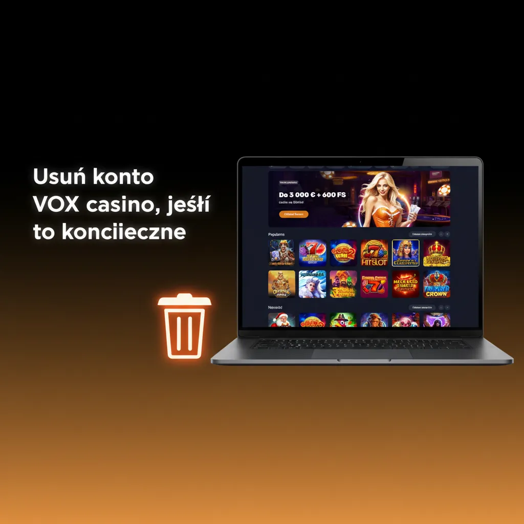 Instrukcja zamknięcia konta VOX Casino: kontakt z pomocą, weryfikacja, zawieszenie/samowykluczenie/zamknięcie, potwierdzenie